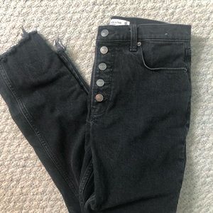 Abercrombie and Fitch black skinny jeans